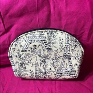 Eiffel Tower Posh Paris France Travel Toiletry Pouch Bag See Pics for Measuremen
